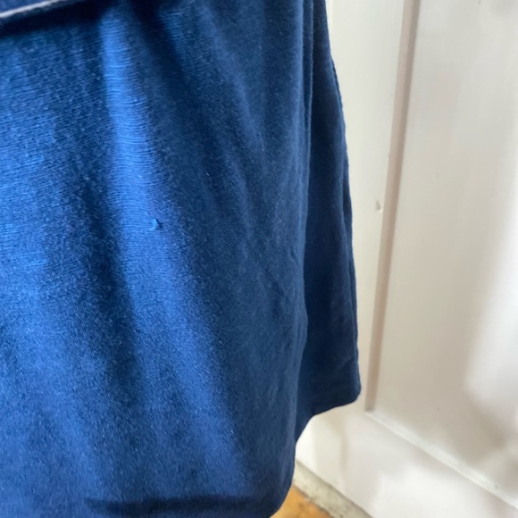 🎉LAST CALL🎉 Carve Designs Mandy Navy Striped Drop Waist Pocket Dress (Snag) M - Picture 12 of 14